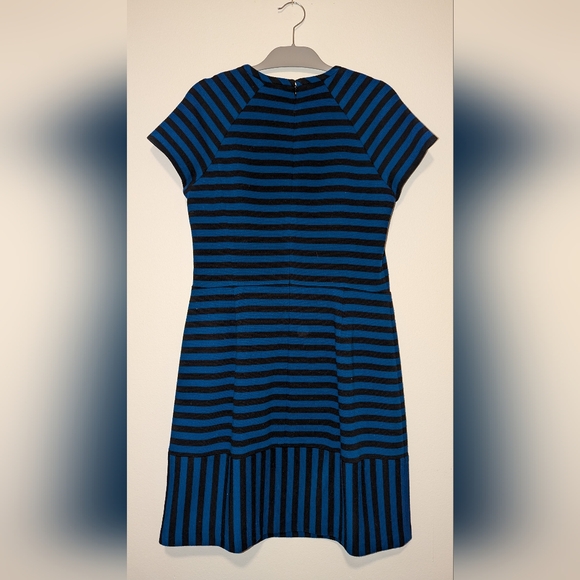 Banana Republic Blue/Black Stripe Dress - Picture 2 of 4